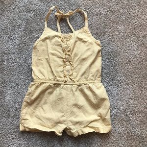 Savannah 3T yellow romper
